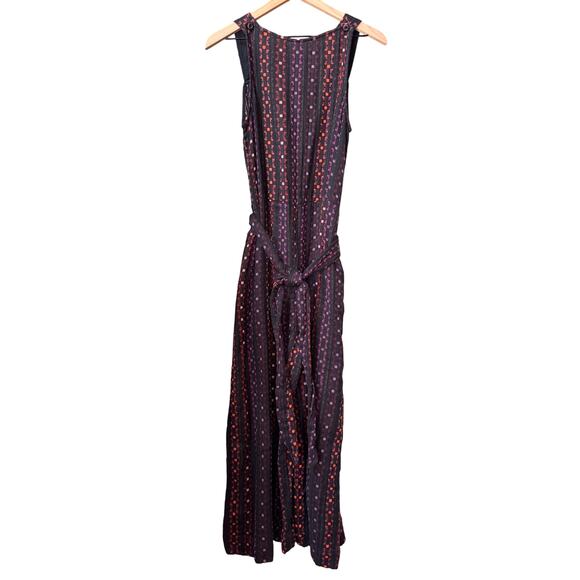 ACE & JIG Wide Leg Jumpsuit Size M Cotton Woven Romper Onesie Overalls Textile - Picture 2 of 11